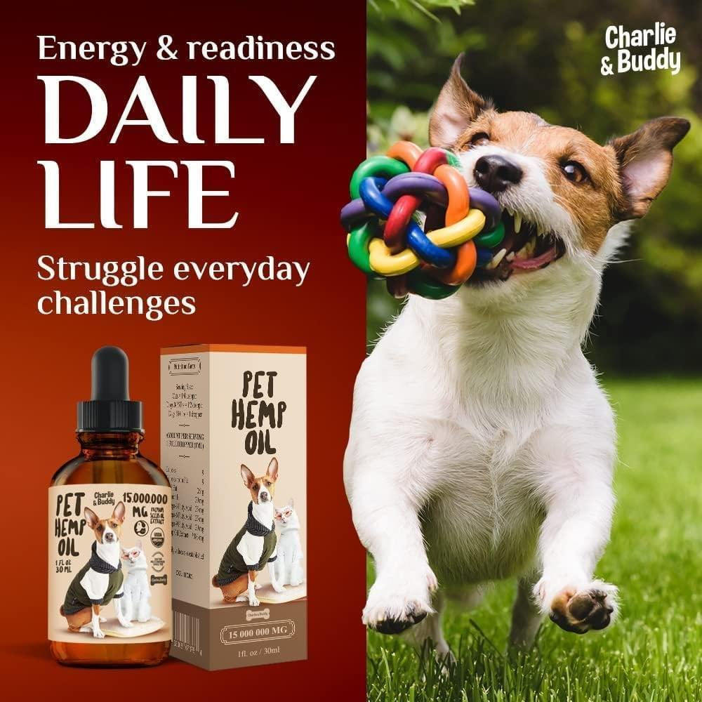Charlie Buddy Hеmp Oil for Dogs Cats Hiр and Jоint Suppоrt and Skin Hеalth